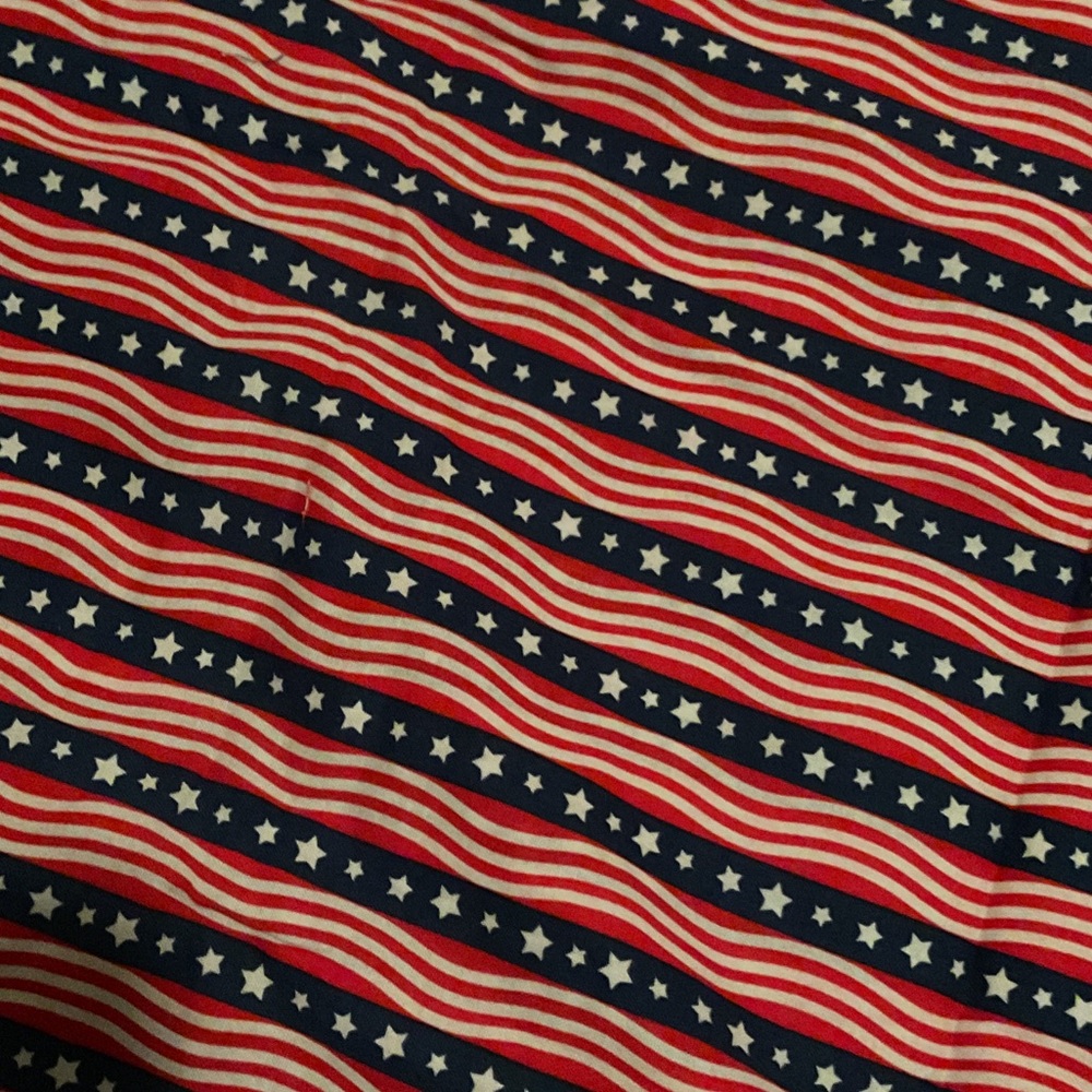 Patriotic fabric - stars & stripes